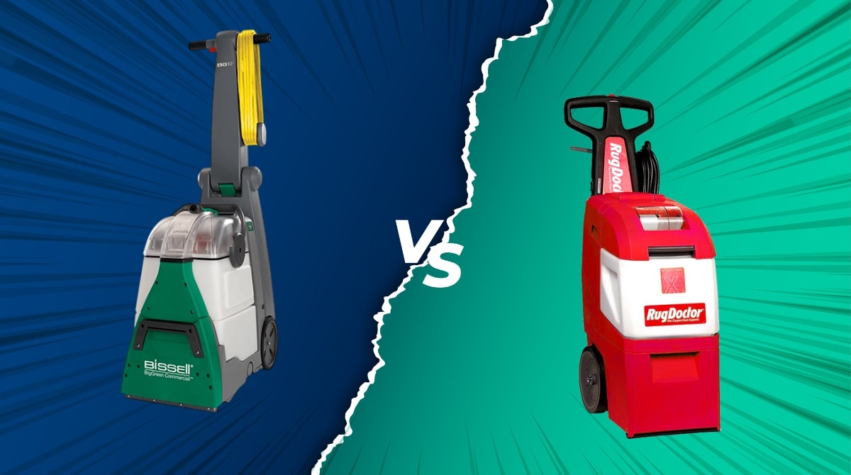 Bissell big green vs rug doctor carpet cleaner